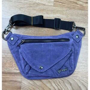 Sipsey Wilder Purple Canvas Waist Hip Bag Fanny Pack‎ NEW